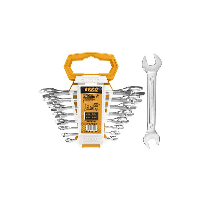 Ingco Double Open End Spanner Set