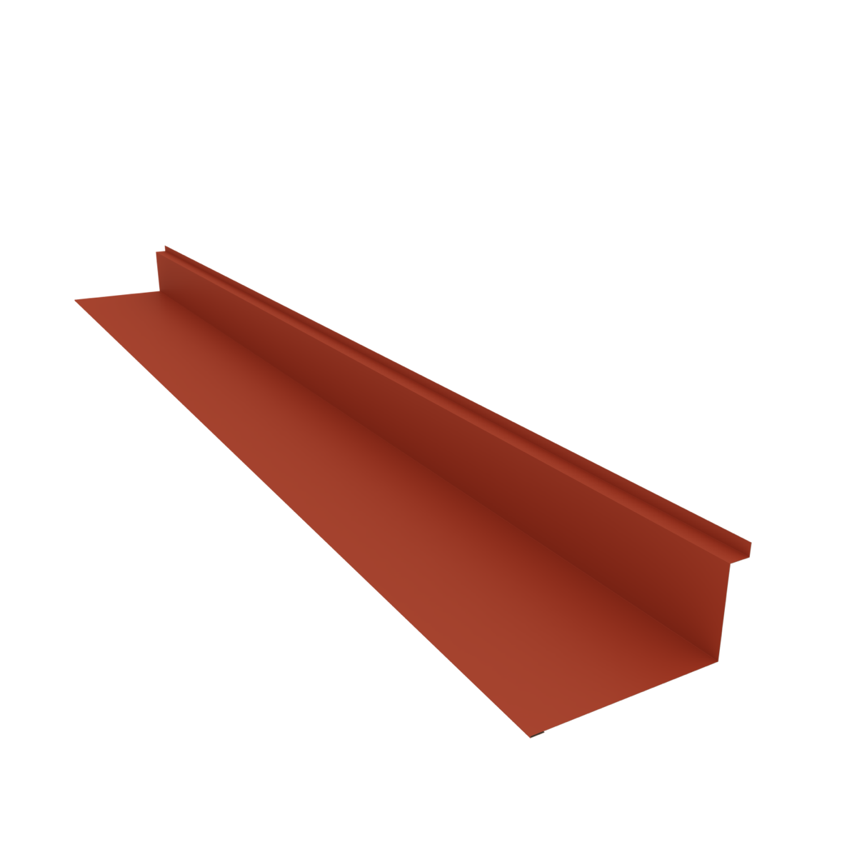 380mm Sidewall Flashing 28G Tile Red Smooth