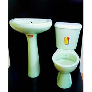 Close Couple Toilet Sets Green