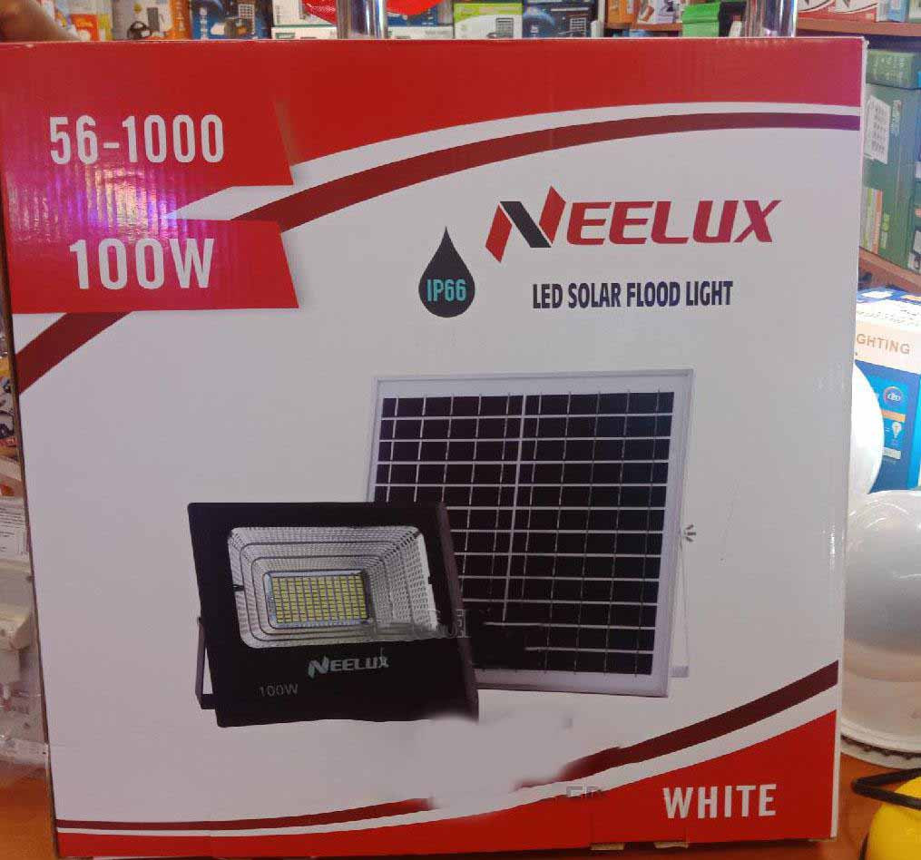 Neelux 100 Watt Solar Flood Light