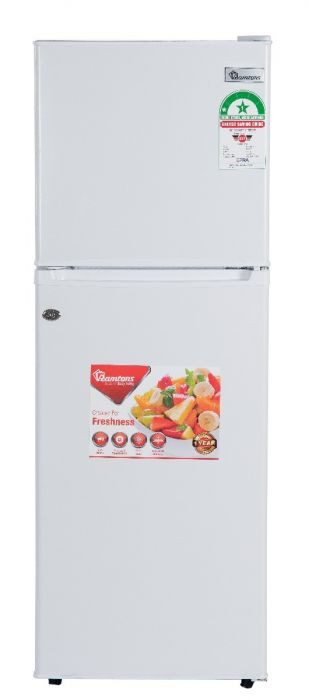 RAMTONS 128 LITERS 2 DOOR DIRECT COOL FRIDGE, WHITE- RF/174