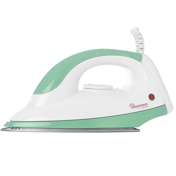 RAMTONS WHITE AND GREEN DRY IRON-RM/180