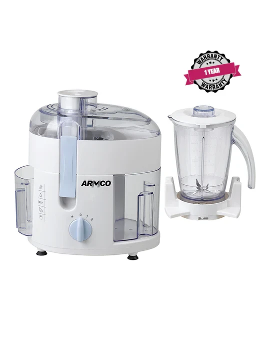 ARMCO AJB-400CG 2-in-1 Food Processor; Juicer and Blender.