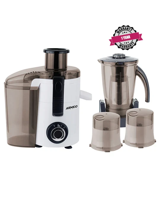 ARMCO AJB-850 5-in-1 Food Processor; Juicer, Blender, Grinder Mill, Mincer, Soyamilk Maker.