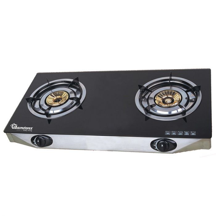 RAMTONS GAS COOKER 2 BURNER SUPER SLIM CERAMIC TOP- RG/537