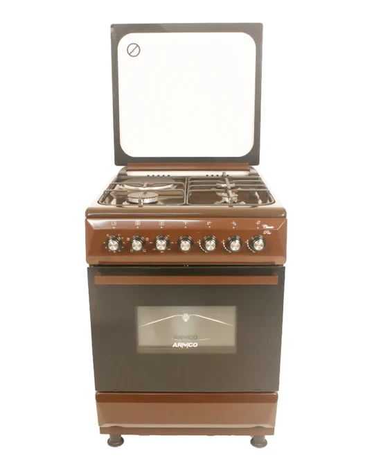 ARMCO GC-F6631QX(BR) - 3 Gas, 1 Electric, 60x60 Gas Cooker.