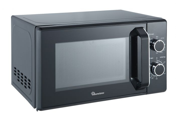 RAMTONS 20 LITERS MANUAL MICROWAVE BLACK- RM/573