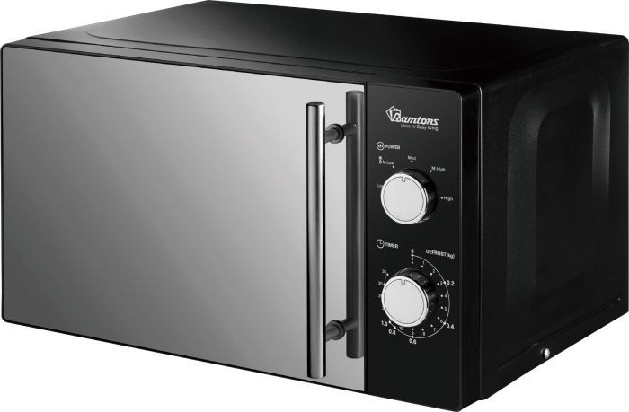 RAMTONS 20 LITERS MANUAL MICROWAVE BLACK- RM/459