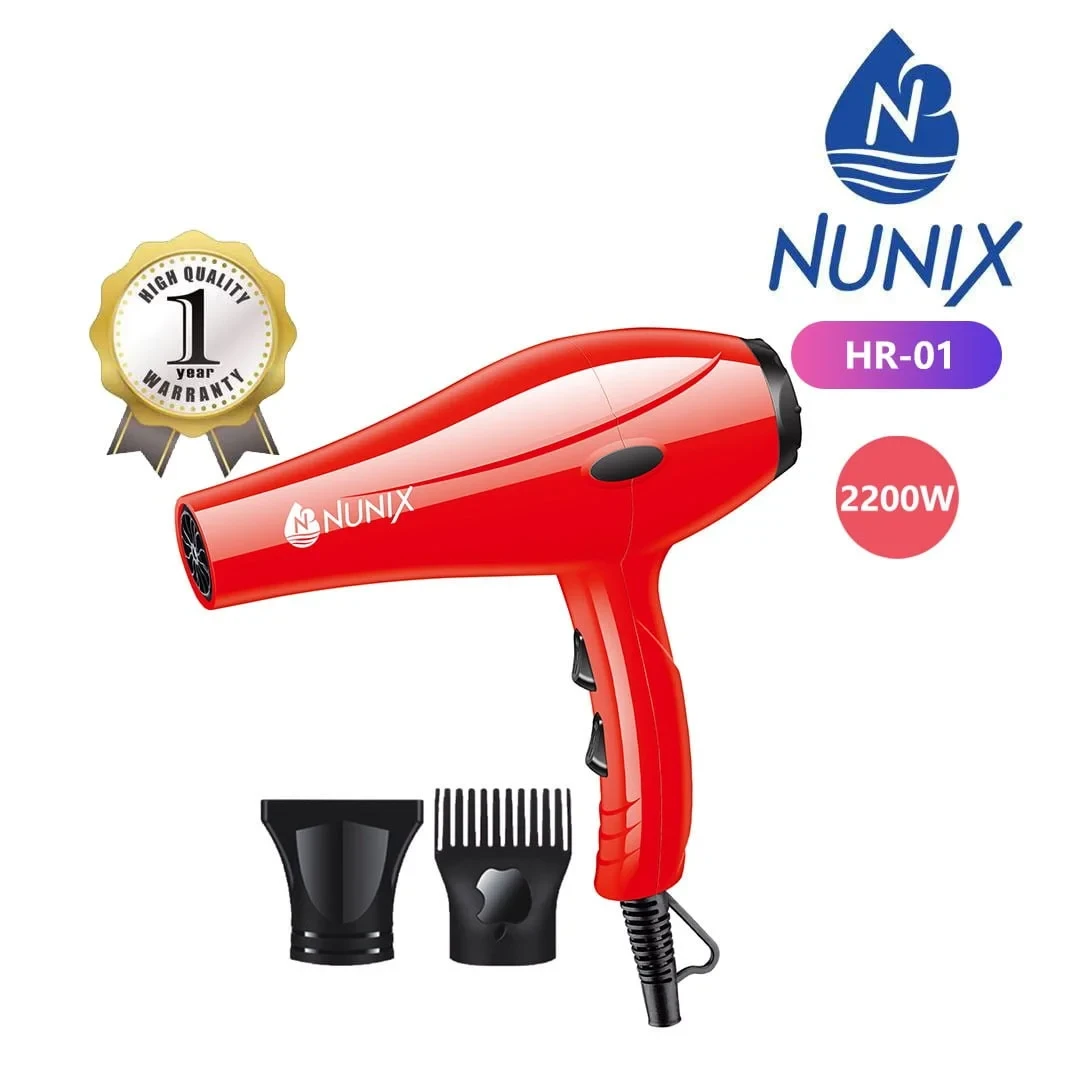 Nunix Blow Dry Hair Dryer- 2200W