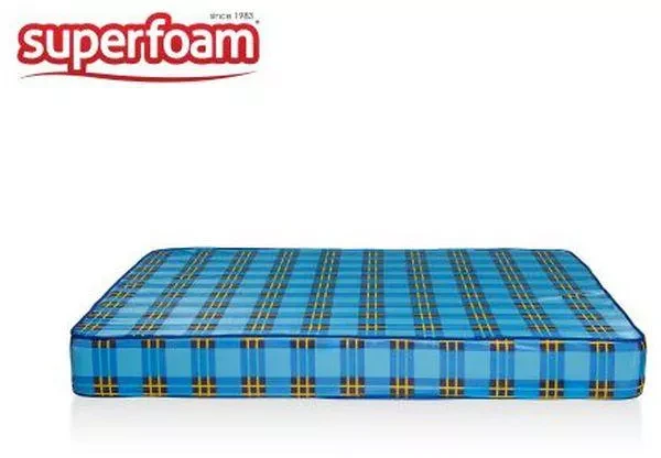 Superfoam Morning Glory Medium Density Quilted( 4 x 6 x 8)- BlueCheck