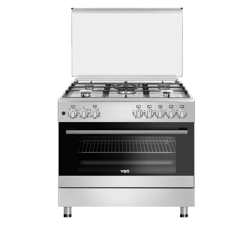 Von Cooker 5 Gas - VCF965071FFX, Semi Inox