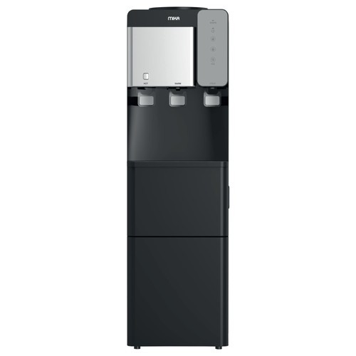 MIKA MWDT3001BS Water Dispenser with Ice Maker, Black & Silver